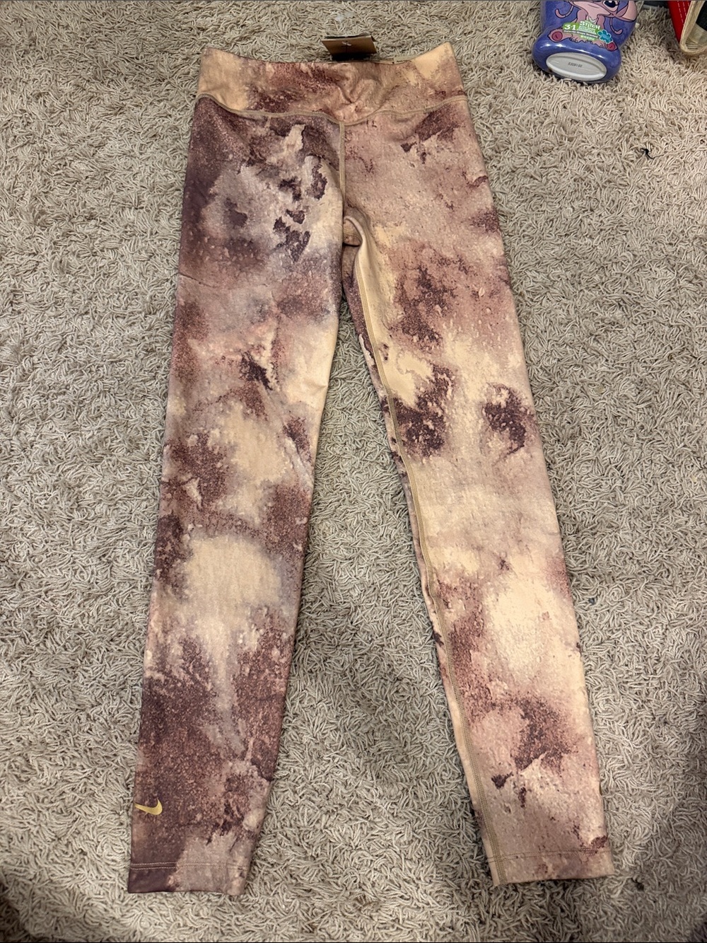 Nike one tight fit coconut milk leggings
